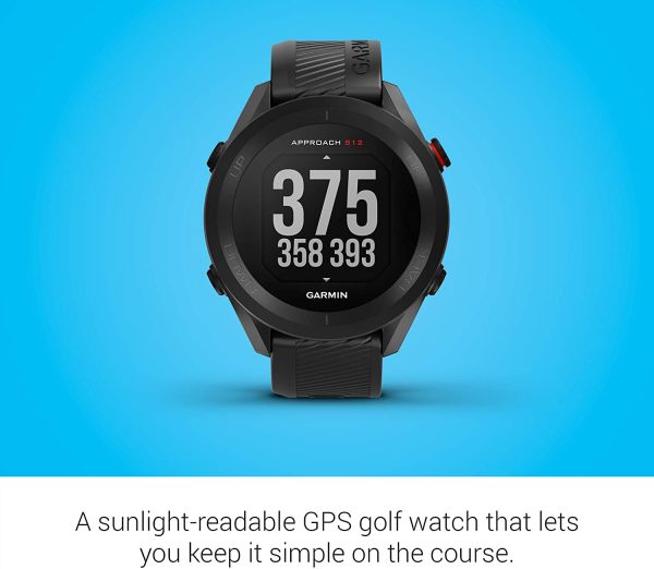 Garmin Approach S12, Easy-to-Use GPS Golf Watch, 42k+ Preloaded Courses, Black, 010-02472-00 - Image 6