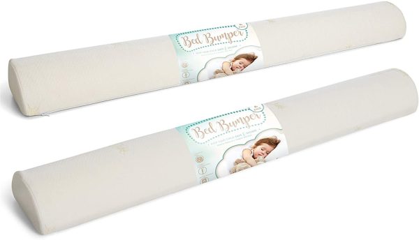 Milliard Bed Bumper (2 Pack) Toddler Foam Bed Rail with Bamboo Cover and Non-Slip Hypoallergenic Water Resistant and Washable Cover; Bed Rail for Toddlers, Kids, Adults and Seniors - Image 3