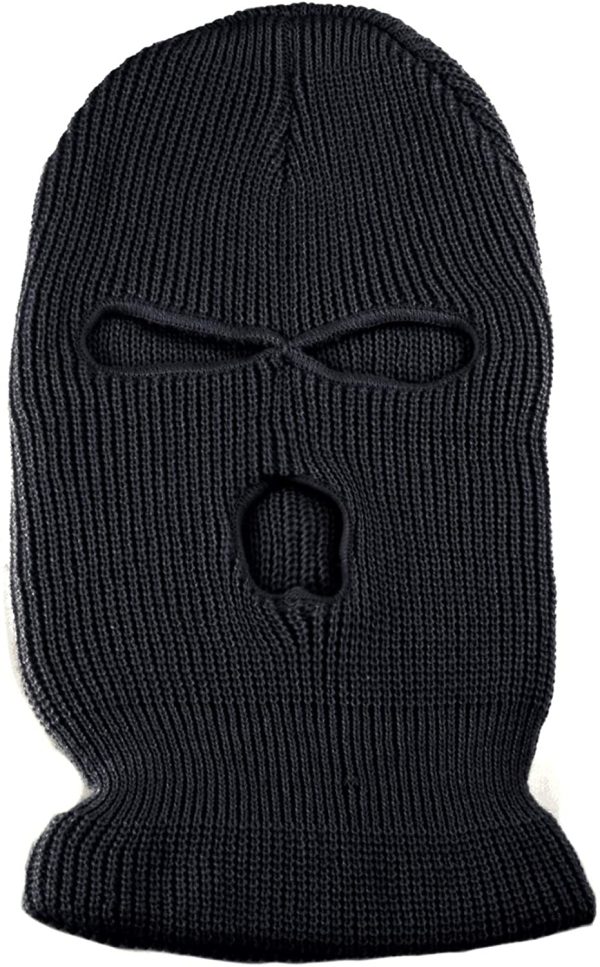 SUNTRADE 3 Hole Face Mask Winter Beanie Skull Hat Windproof Ski Snowboard Cap Wear Stylish Balaclava - Image 2