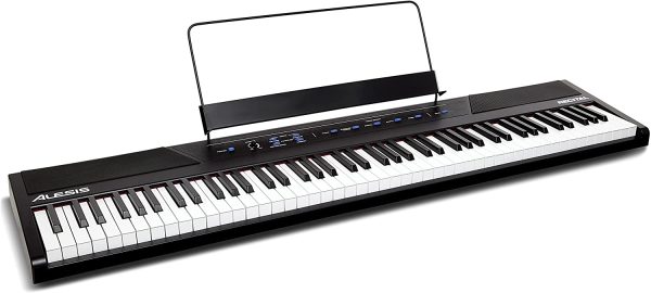 Alesis Recital ?C 88 Key Digital Electric Piano / Keyboard with Semi Weighted Keys, Power Supply, Built-In Speakers and 5 Premium Voices - Image 4