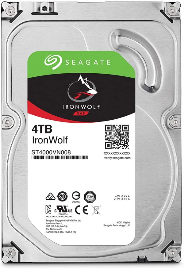 Seagate IronWolf 4TB NAS Internal Hard Drive HDD ?C CMR 3.5 Inch SATA 6Gb/s 5900 RPM 64MB Cache for RAID Network Attached Storage ?C Frustration Free Packaging (ST4000VN008) - Image 4