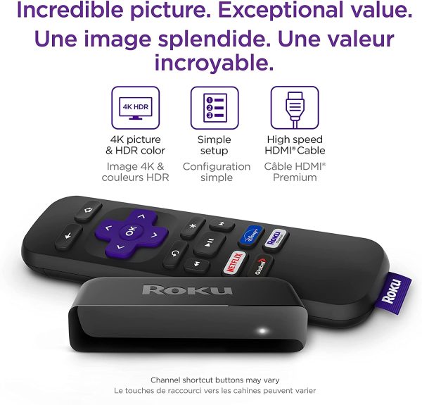 Premiere | HD/4K/HDR Streaming Media Player with Simple Remote and Premium HDMI Cable - Image 6