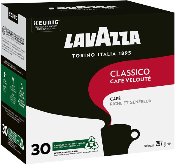 Lavazza Classico Keurig 30 Count K-Cup, 30 Count