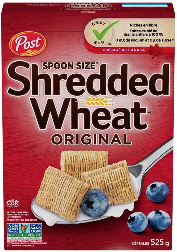 Post Spoon Size Shredded Wheat Original Cereal, 525g - Image 4