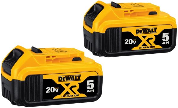 20V MAX* XR 20V Battery, 5.0-Ah, 2-Pack (DCB205-2) - Image 2