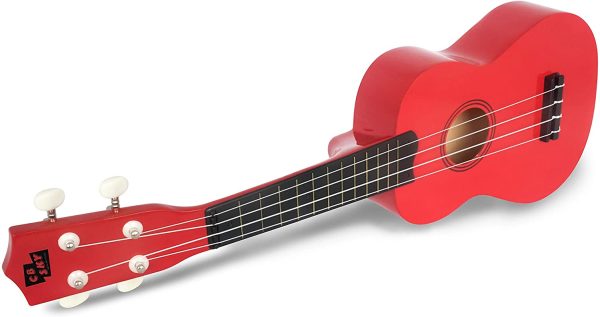 CB SKY 21" (53cm) Soprano Ukulele for Kids/Beginners - Red - Image 3