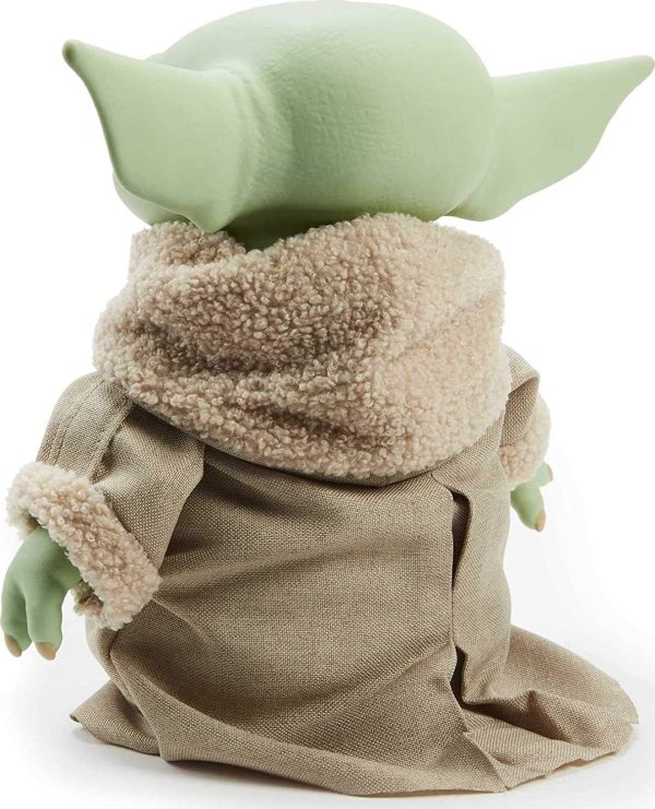 Mattel Star Wars The Child Plush Toy, 11-inch Small Yoda-Like Soft Figure from The Mandalorian, Collectible for Fans, Green - Image 5