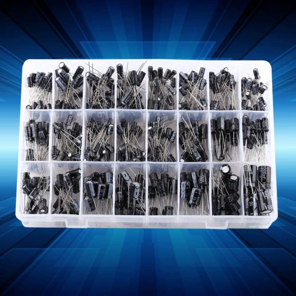 540pcs 24 Values Commonly Used Aluminum Electrolytic Capacitors Assortment Kit 10V-50V 0.1uF to 1000uF with Storage Box - Image 5