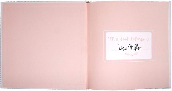 Kate & Milo Floral Baby's First Year Memory Book, Baby Milestones Photo Album, Trendy Baby Girl Gift - Image 3