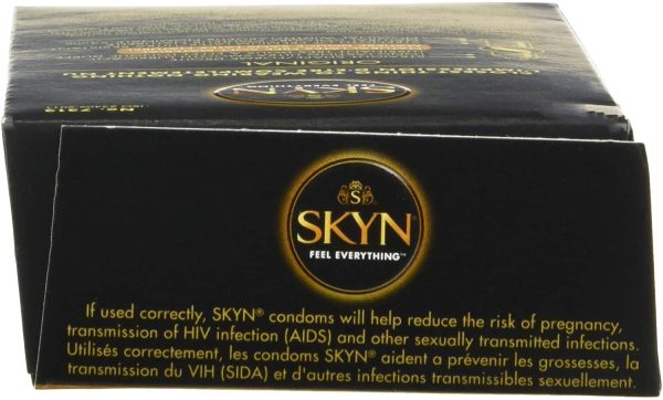 SKYN Original NON-Latex Lubricated Condoms with SKYNFEEL technology 12 Count Box - Image 2