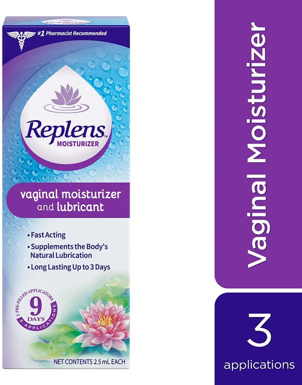 Replens Long-Lasting Vaginal Moisturizer and Lubricant, 3 Applications, 7.5-ml - Image 5