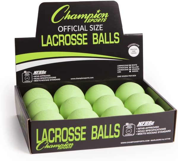 Champion Sports Official Lacrosse Balls-Pack of 12 - Image 8