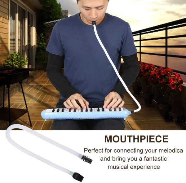 57cm Long Melodica Pianica Tube, Flexible Tube with Mouthpiece Accessories for Beginner - Image 4