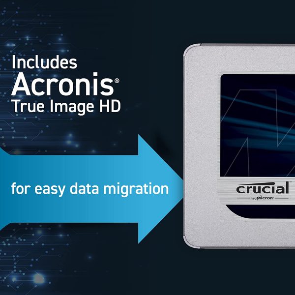 Crucial MX500 1TB 3D NAND SATA 2.5 Inch Internal SSD, up to 560MB/s - CT1000MX500SSD1 - Image 4