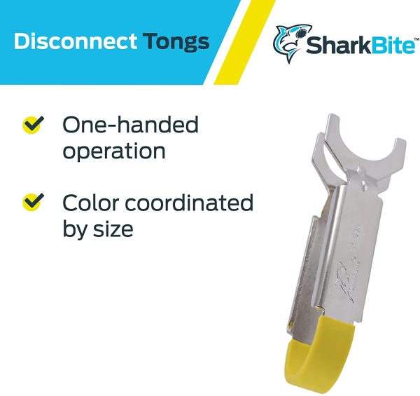 SharkBite U715A Universal Disconnect Tongs, Push-to-Connect Fittings, SharkBite Fitting Removal Tool, 1 Inch - Image 3