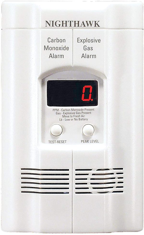 KN-COEG-3 Nighthawk Plug-in Carbon Monoxide and Explosive Gas Alarm with Battery Backup - Image 2