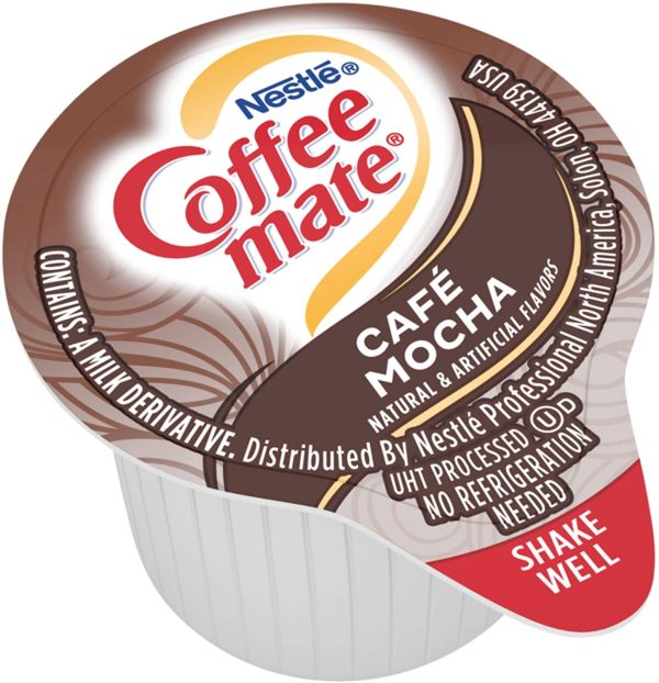 Coffee-mate Coffee Creamer, Cafe Mocha Liquid Singles, 0.375-Ounce Creamers (Pack of 200) - Image 5