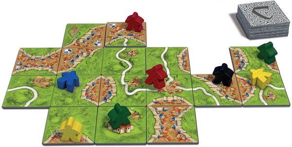 Carcassonne : New Edition - A Board Game by Z-Man Games 2-5 Players - Board Games for Family 30-45 Minutes of Gameplay Games for Family Game Night For Kids and Adults Ages 7plus  Version