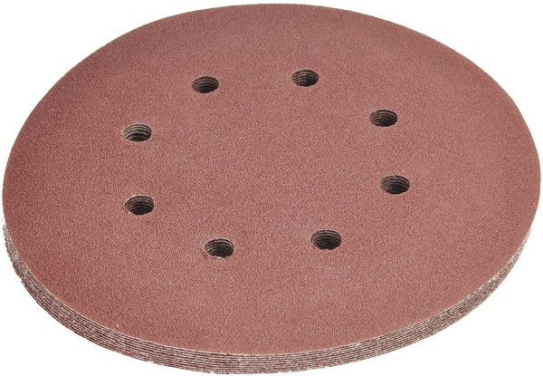 10pcs 7 Inch 8 Hole Hook and Loop Sanding Disc 100Grit Flocking Sandpaper for Random Orbit Sander - Image 7