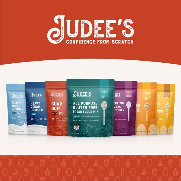 Judee's Yellow Cheddar Cheese Powder 0.68kg (1.5 lb) - 100% Non-GMO, rBST Hormone-Free, Gluten-Free & Nut-Free - Made from Real Cheddar Cheese - Made in USA - Great in Sauces, Soups, Dips, and Seasonings - Image 3