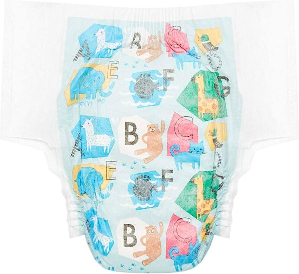 The Honest Company Toddler Training pants, Animal Abcs, 2T/3T, 104 Count - Image 2