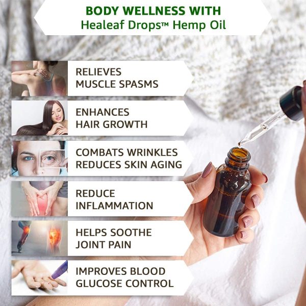 Hemp Oil Extract for Pain, Anxiety & Stress Relief - Extra Strength ?C 75000 ?C Organic Hemp Oil for Better Mood, Sleep Support ?C Pure Hemp Seed Oil ?C Rich in Omega 3-6-9 Oils, Vitamins & Fatty Acids - Best Herbal Skin Care Supplement - Image 5