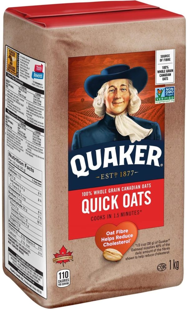 QUAKER Quick Cook Standard Oats, 1 kg - Image 8