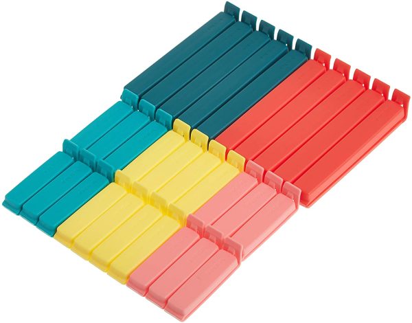 103.391.71 Bevara Bag Sealing Clips 30 Pack, Assorted Color