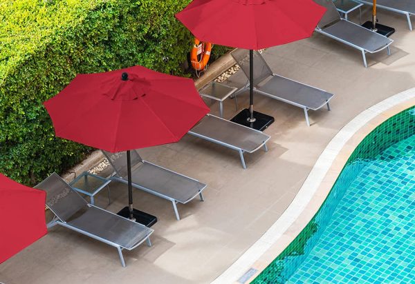 MASTERCANOPY 7.5ft Patio Umbrella Replacement Canopy Market Table Umbrella Canopy with 8 Ribs(7.5ft,Burgundy) - Image 4