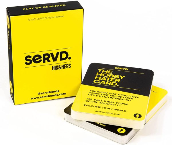 SERVD - His & Hers - The Hilarious Real-Life Couples Card Game for Adults. A Funny Couples Gift for Men and Women - Image 6