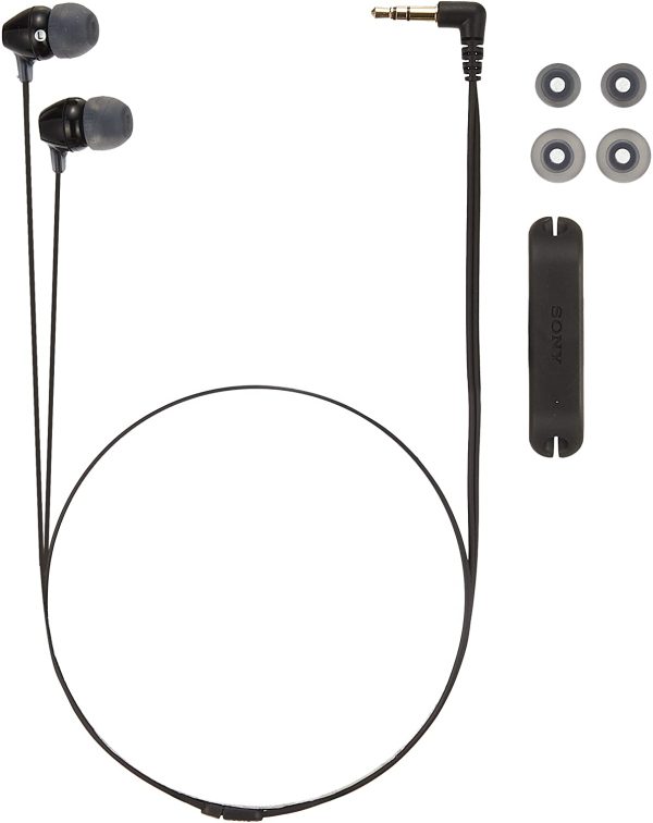 MDREX15LP/B In-Ear Headphones (Black)