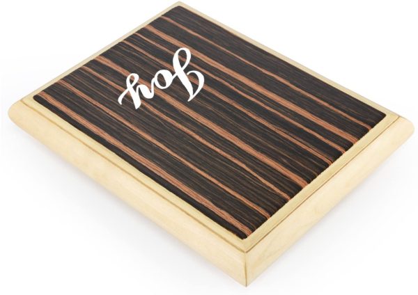 Joy 101 Pad Series Cajon with veined Ebony Tapping & Birch Wood Body, Mini (JOY101 - Image 3