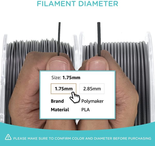 Silk PLA Filament 1.75mm Shiny PLA Blue Filament, 1kg PLA 1.75 Cardboard Spool - PolyLite PLA Silk Blue Shiny Filament 1.75mm, Print with Most Printers Using 3D Filaments - Image 3