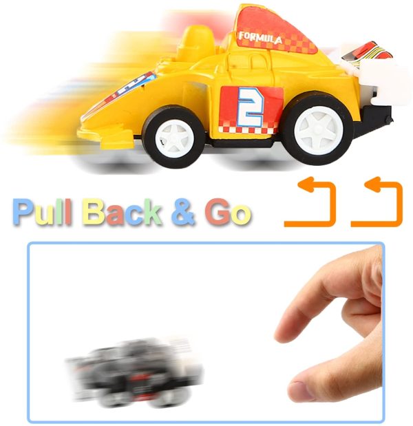 Pull Back Vehicles,12 Pack Assorted Construction Vehicles and Raced Car Toy,Yeonha Toys Vehicles Truck Mini Car Toy for Kids Toddlers Boys,Pull Back and Go Car Toy Play Set