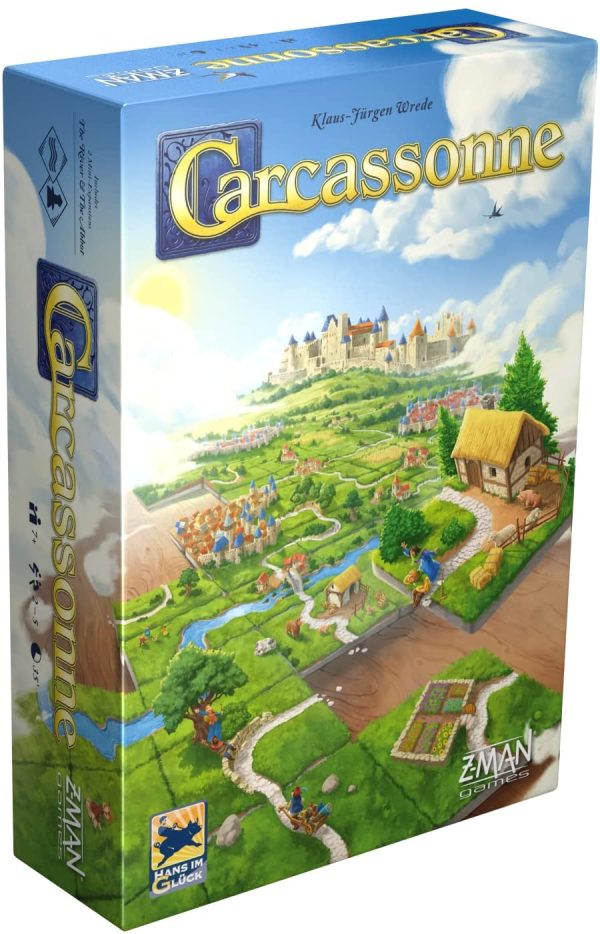 Carcassonne : New Edition - A Board Game by Z-Man Games 2-5 Players - Board Games for Family 30-45 Minutes of Gameplay Games for Family Game Night For Kids and Adults Ages 7plus  Version - Image 2