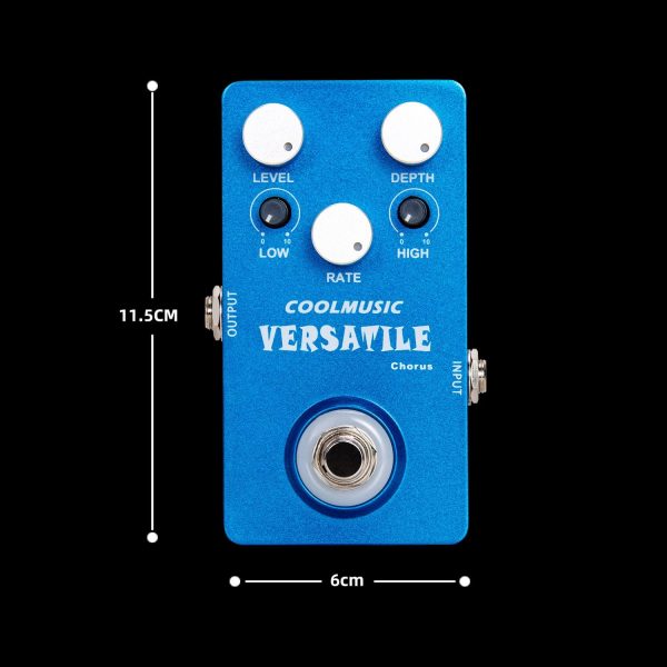 Coolmusic C-CH02 Versatile Chorus Pedal Guitar Pedal Effects Bass Pedal ?? - Image 3