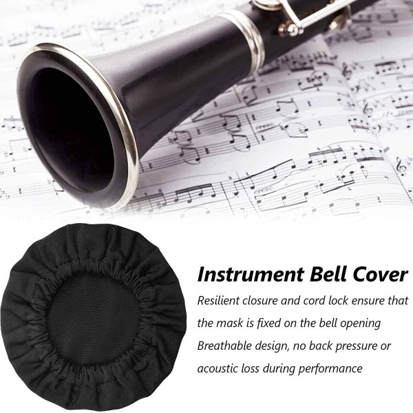 Snowki Reusable Music Instrument Bell Cover - 3' Thickening Flannelette Trumpet cover for Trumpet Alto Saxophone Bass Clarinet Cornet bell Cover - Image 5