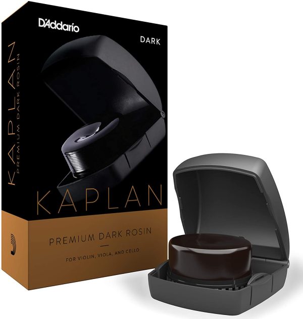 D'Addario Kaplan Premium Rosin with Case, Dark,KRDD - Image 2