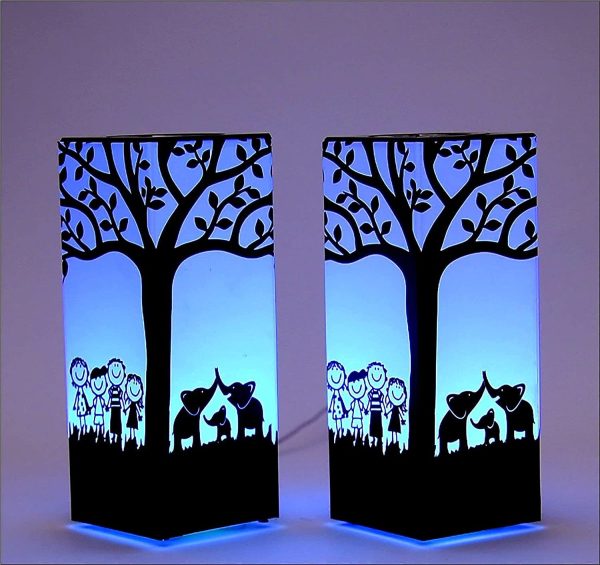 Telepathy Friendship Lamps - Long Distance Wifi Touch Lamps by Zoci Voci - Under One Tree Design | Unique Handmade Gifts 200+ colors?? - Image 2