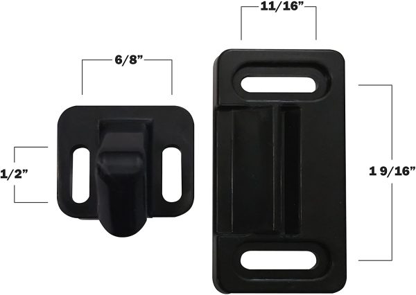 Camp'N - RV Screen Door Latch - Handle (Left Hand) for RV, Trailer, Camper, Motor Home, Cargo Trailer - OEM Replacement (LH) - Image 3