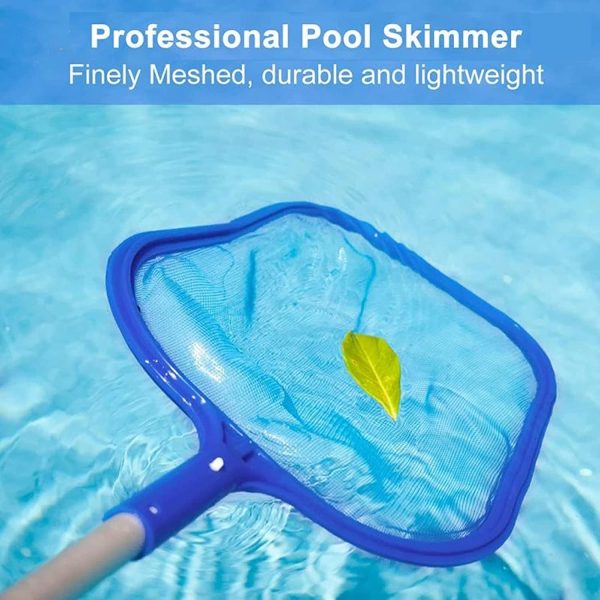 Pool Skimmer Net, Pool Leaf Skimmer Net Professional Pond Accessories for Indoor and Outdoor Swimming Pools, Fish Ponds, Fountain Ponds, Bathtubs - Image 7