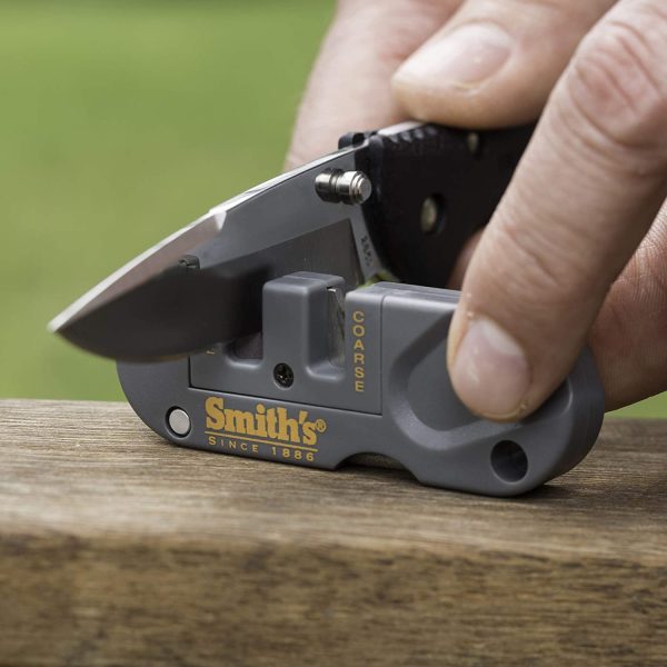 Smith's PP1 Pocket Pal Multifunction Sharpener, Grey - Image 3