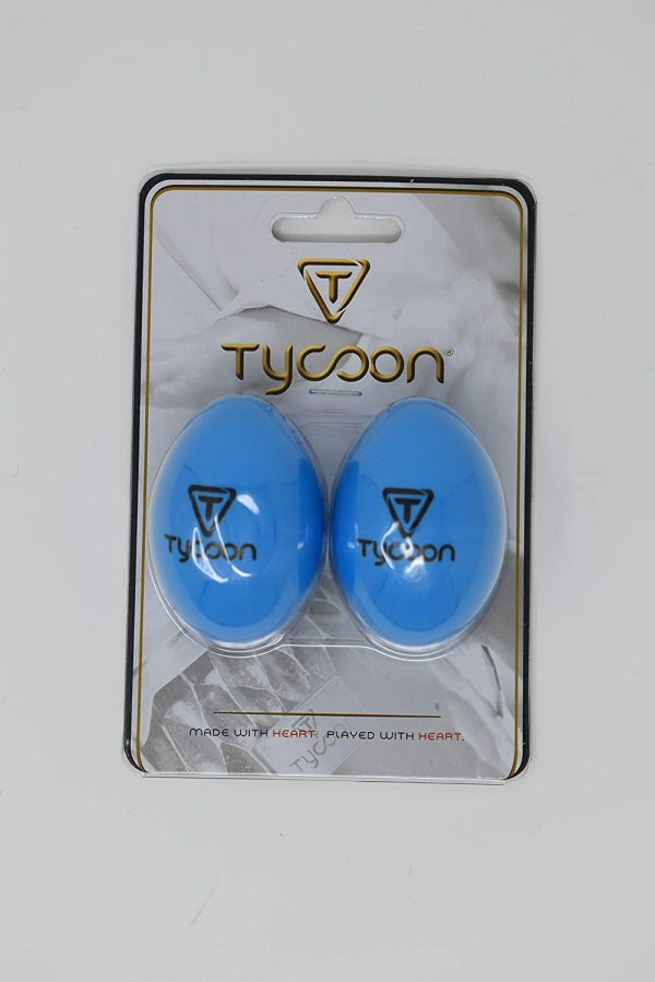 Tycoon Percussion Plastic Egg Shakers - Blue - Image 3