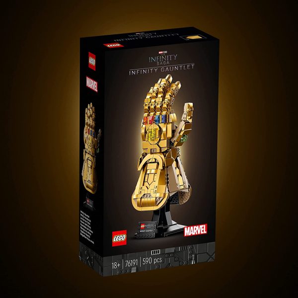 Lego Marvel Infinity Gauntlet 76191 Collectible Building Kit; Thanos Right Hand Gauntlet Model with Infinity Stones (590 Pieces) - Image 6