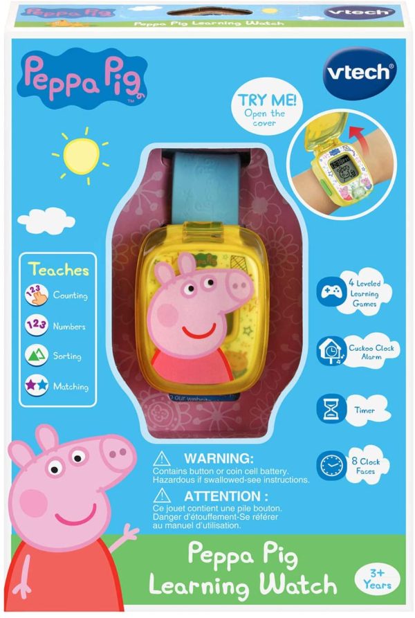 VTech Peppa Pig Learning Watch, Blue - Image 8