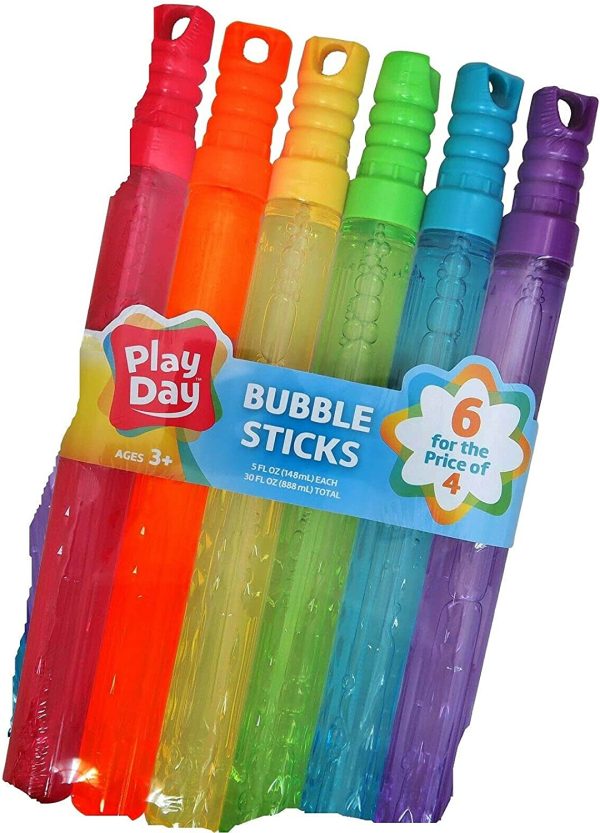 Play Day Bubble Sticks 6 Pack - Image 3