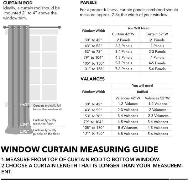 Deconovo Solid Grommet Blackout Curtains 1 Panel Wide Width Curtain Window Coverings Thermal Insulated Light Blocking Curtains for Patio Door 100W x 108L Inch Beige - Image 4