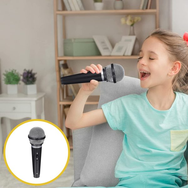 NUOBESTY Kids Microphone Pretend Microphone Toy Plastic Microphone Fake Mic Costume Prop for Birthday Party Favors Pretend Play or Costume Prop - Image 7