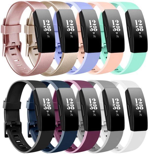 Tobfit Bands Compatible for Fitbit Inspire HR Band/Fitbit Inspire Band/Ace 2, Replacement Wristband Sport Band Strap for Fitbit Inspire HR/Fitbit Inspire/Fitbit Ace 2 Small Large - Image 2