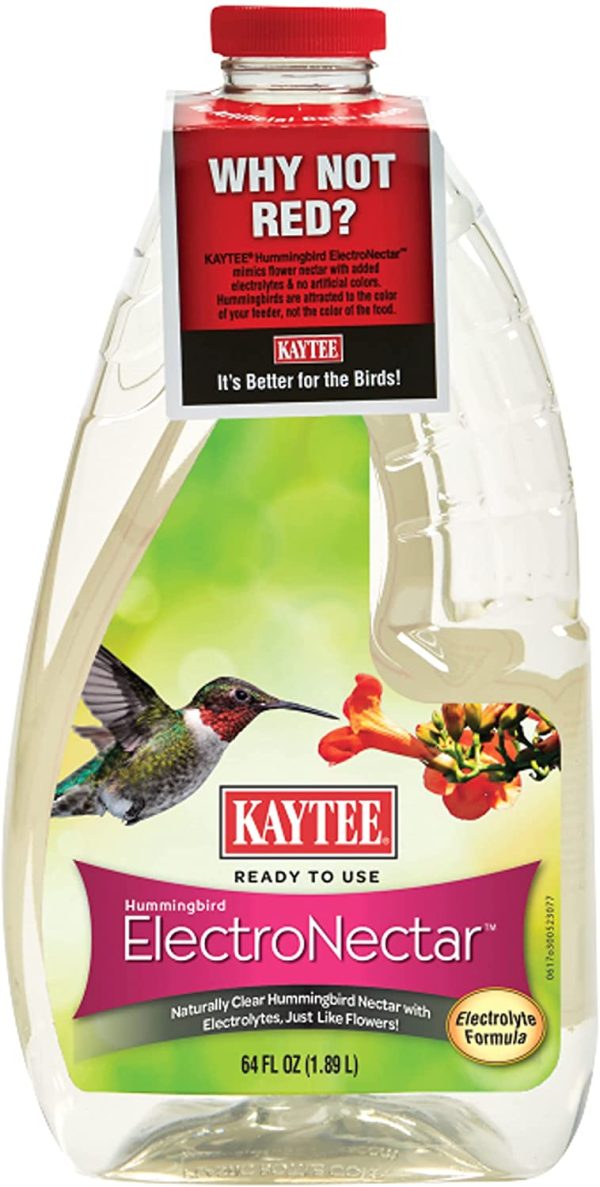 Kaytee Hummingbird Ready to Use Electro Nectar, 64-Ounce - Image 3